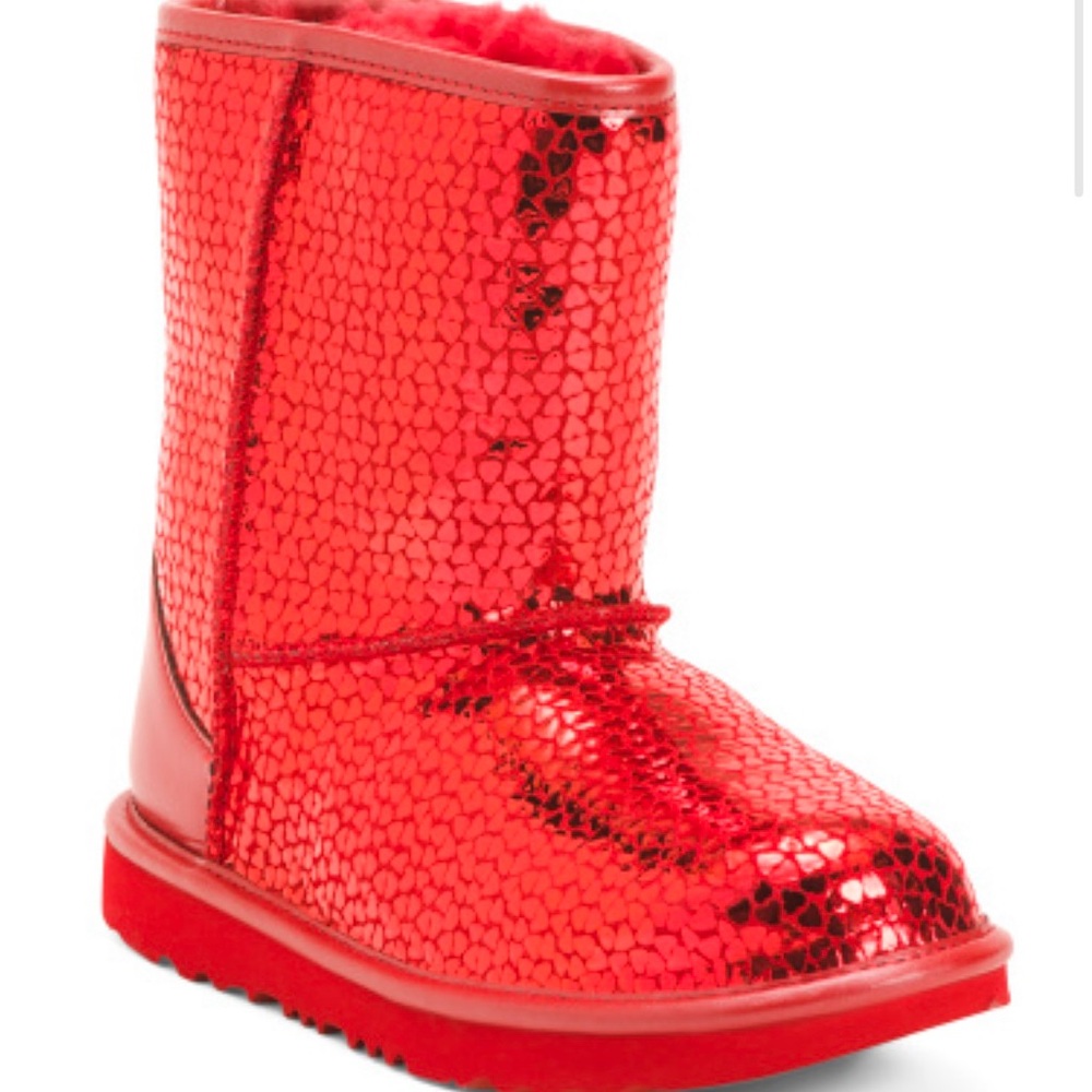 UGG Red Sequin Boots